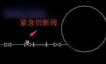 储罐紧急切断阀安装金属软接头位置的问题 储罐金属软接头